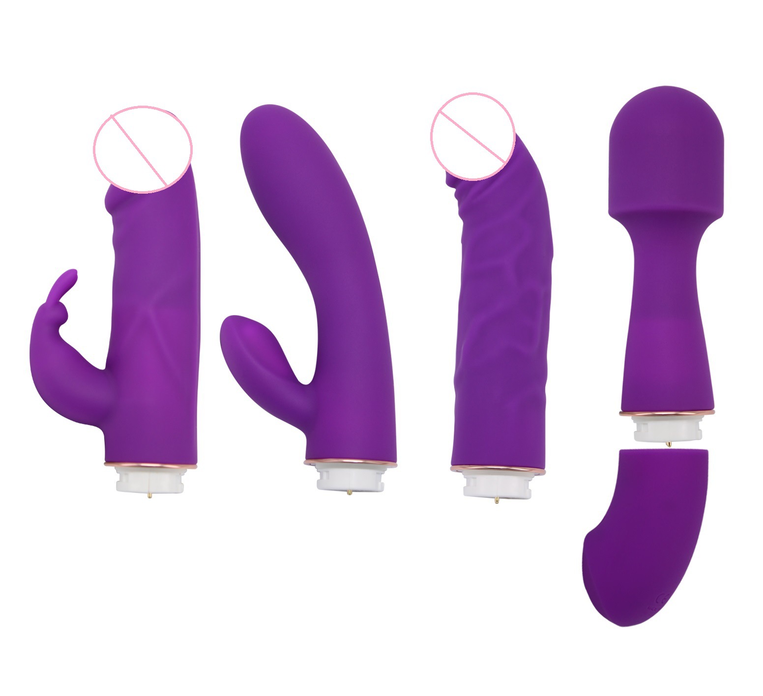 Σεξουαλικά παιχνίδια 4 σε 1 για ενήλικες Magic 10 Frequency Silicone sex toy για ενήλικες (1)