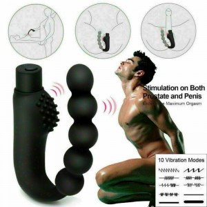 Massaggiatore prostatico anale Butt Plug Uomo Gay G spot Giocattoli vibranti (2)