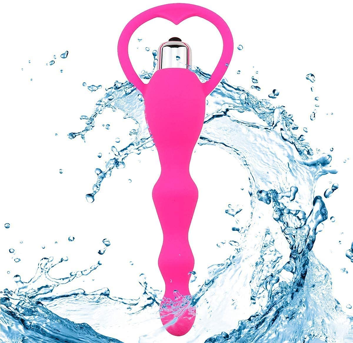 Porowini Vibrating Vibrating Anal Beads Butt Plug Vibe Sex Toys mo nga tane Wahine (4)