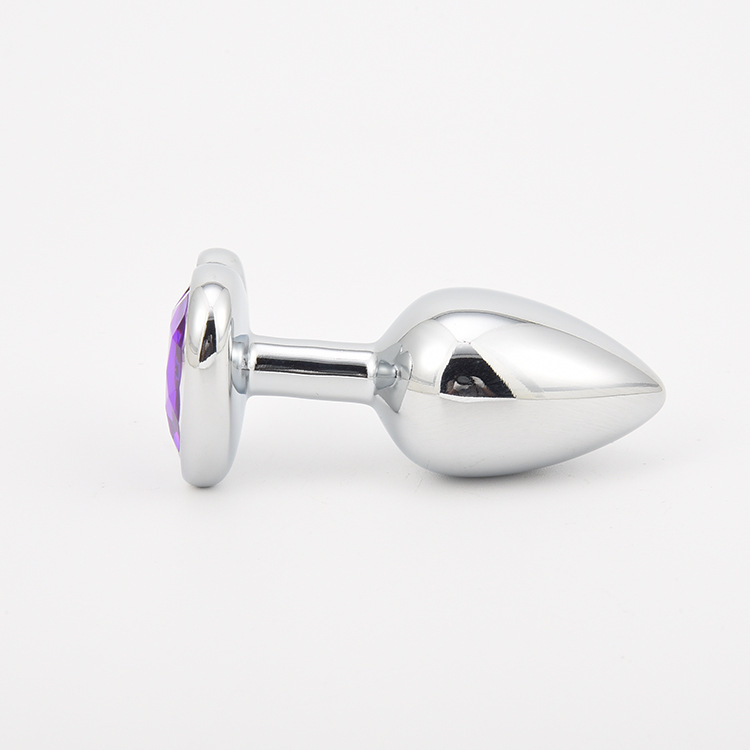 Luxury Metal Butt Toys Heart Shaped Anal Trainer Jewel Butt Plug အရွယ်ရောက်ပြီးသူ Gay Anal Plugs အမျိုးသမီးများ အမျိုးသားများအတွက် လိင်လက်ဆောင်များ ပစ္စည်း (၇) မျိုး၊