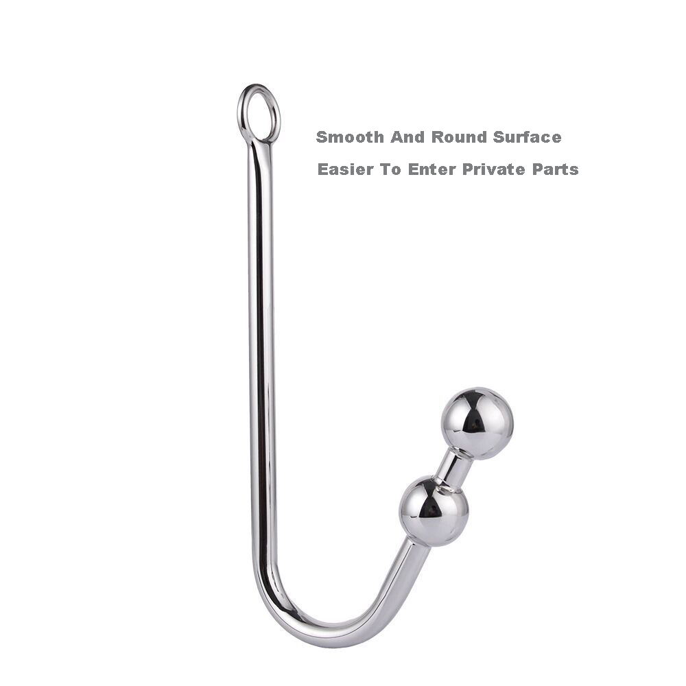 Metal Anal Hook Ball Singsing Prostate Massager Stainless Steel Butt Plug Sex Men (4)