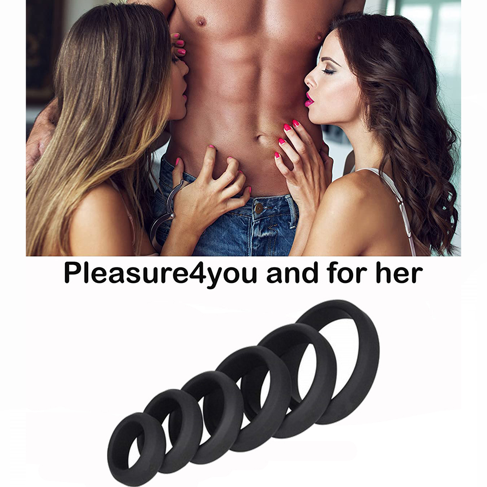 Premium kvalitet silikon penis Cock Rings (8)