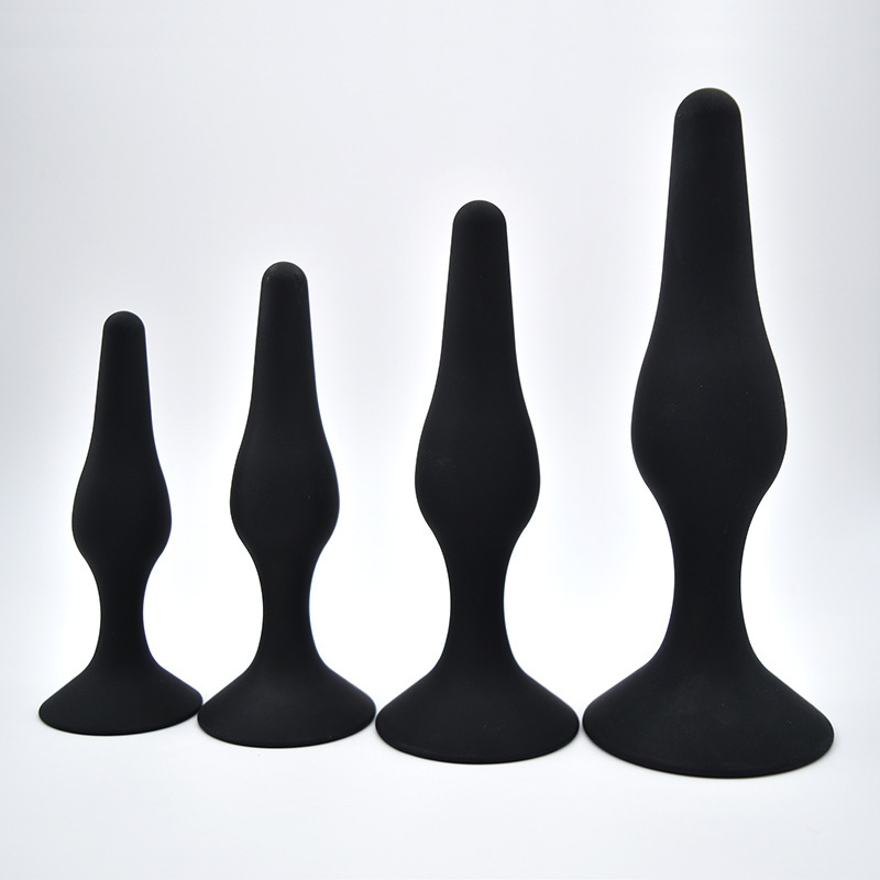 Sexy Toys 4PCS Anal Plug Set Medical Silicone Sensuality Anal Toys (6)