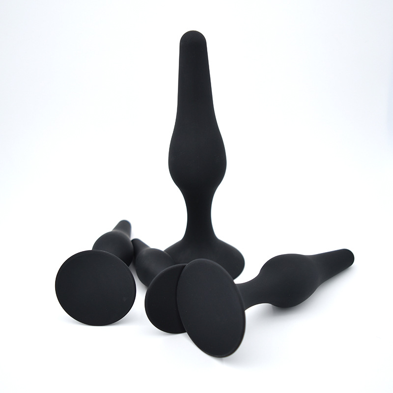 Ibikinisho Byibitsina 4PCS Gucomeka Anal Gushiraho Ubuvuzi bwa Silicone Sensuality Anal Ibikinisho (9)