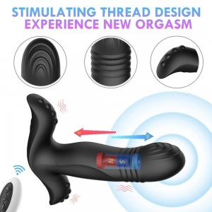 Prostate Massager Anal Vibrator with 10 Vibration Modes，Adorime Butt Stimulator Plug for Male and Women Advanced Players Sex Toy (6)