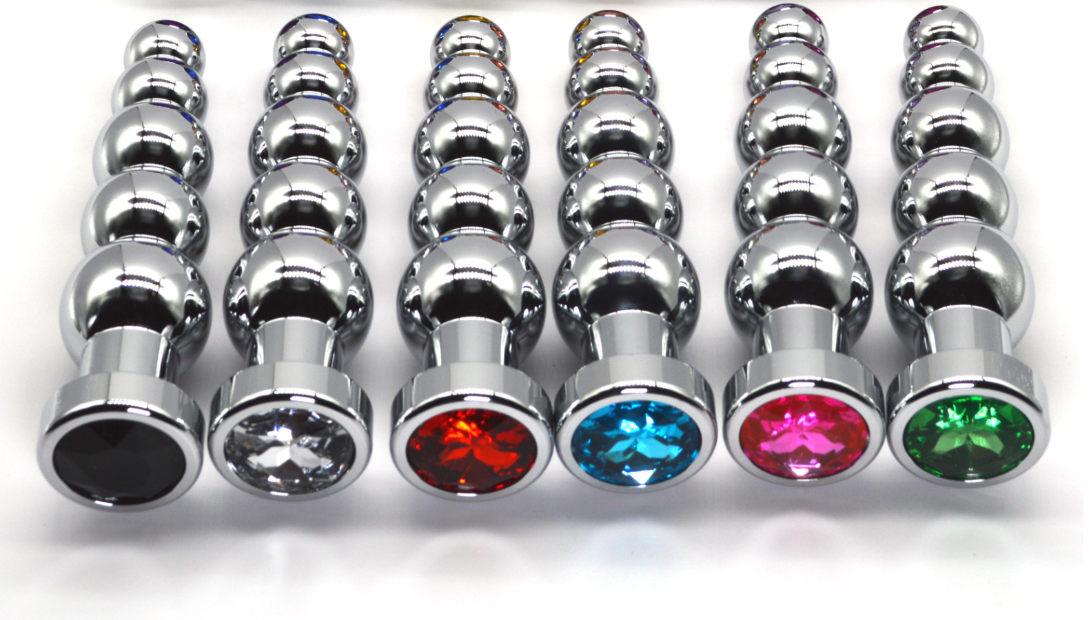 butt plugs and anal beads Metal Anal Beads Butt Plug for Sex Game – Xinghaoya main image 1