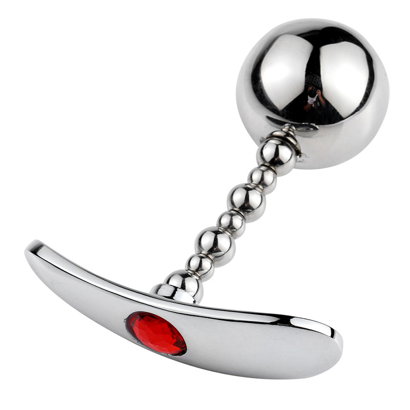 Anal Beads Metal Crystal Jewelry Anal Plug Prostate Massager Stimulation Butt Plug Dildo Sex Toys For Men Woman  (8)