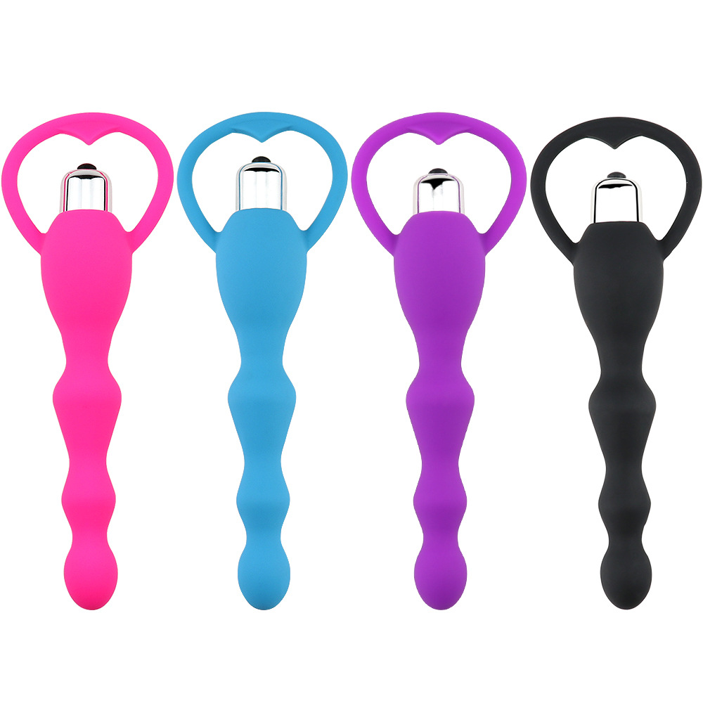 Wholesale bendable silicone vibrating anal beads butt plug vibe sex toys  Manufacturer and Supplier | Secretme