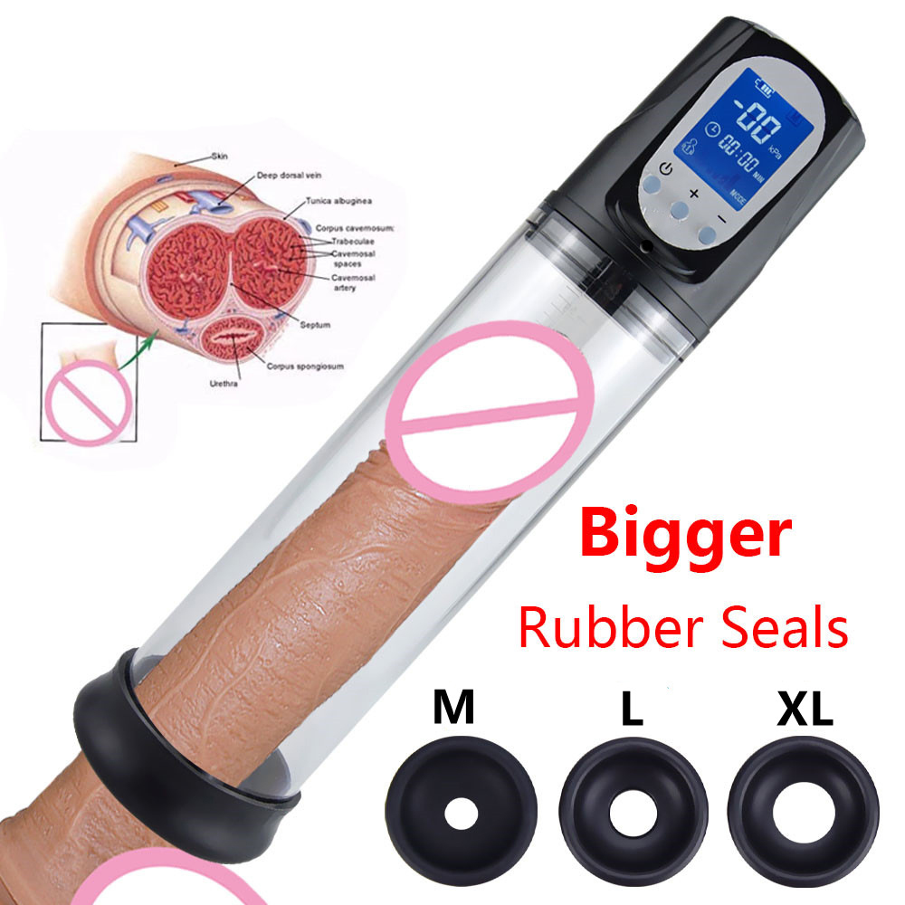 Electric Penis Vacuum Pump with 4 Suction Intensities (2)