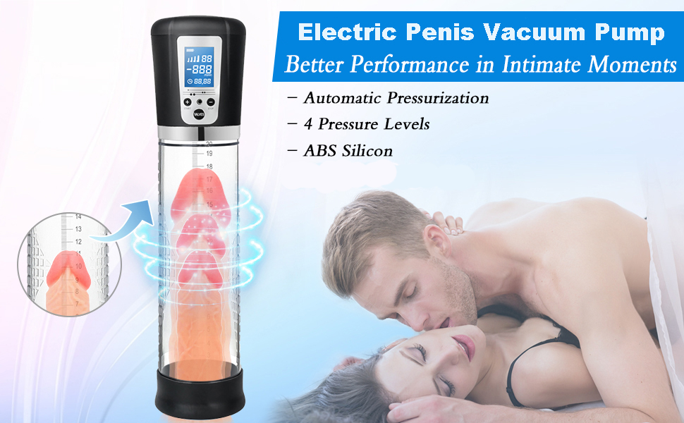 Electric Penis Vacuum Pump with 4 Suction Intensities (23)