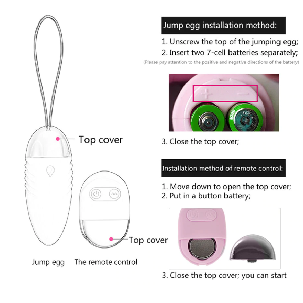 Sex Toys for Women Couples Wireless Remote Control Vibrating Bullet Egg Vibrator (1)